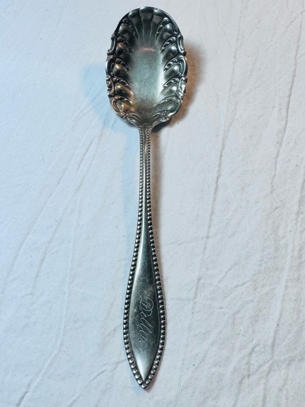 1847 Rogers Bros A1 Meridian Britannia Sugar Spoon Silver-plated